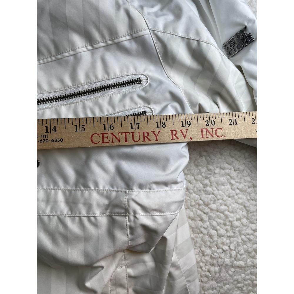 BODY GLOVE Snow Ski Snowboarding JACKET Womens Medium White Hood - Picture 3 of 12